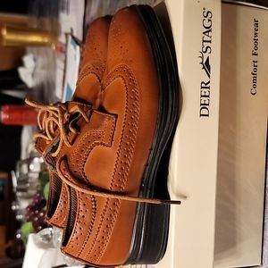 New dress brown shoes Deer Stag